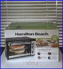 Hamilton Beach XL Countertop Oven with Convection & Rotisserie #31108- Brand New