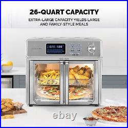 Kalorik MAXX 26 Quart Digital Air Fryer Oven Stainless Steel 1700W AFO 46045 SS