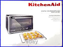 KitchenAid Digital Countertop Air Fry Oven Black Matte New Open Distressed Box
