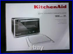 KitchenAid KCO124BM Digital Counter Top Oven WithAir Fry New Open Box
