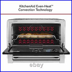 KitchenAid KCO124BM Digital Countertop Oven with Air Fry, Black Matte