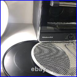 KitchenAid KCO124BM Digital Countertop Oven with Air Fry Dehydrator Black Matte