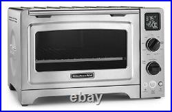 KitchenAid Unisex KCO273SS 12-Inch Convection Countertop Oven Stainless Steel To