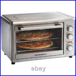 Kitchen Countertop Convection Oven Cook Bake Broil Rotisserie Large Capacity US