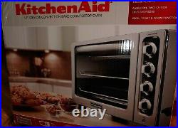 Kitchenaid Steel 12 Convection Countertop Toaster Oven Modelkc0223cu