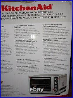 Kitchenaid Steel 12 Convection Countertop Toaster Oven Modelkc0223cu
