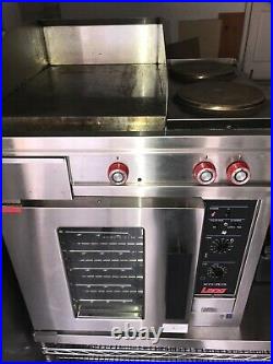 Lang, Electric, Convection 1/2 Size Oven/ Flat Top Grill/ 2 Burners