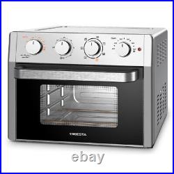 Large 24QT Air Fryer Toaster Oven Combo WEESTA 7-in-1 Convection Oven Countertop