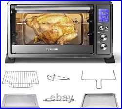 Large 6-Slice Convection Toaster Oven Countertop, 10-In-One with Toast
