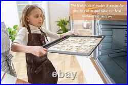 Large Toaster Oven Countertop French Door 55L 14'' Pizza 20lb Turkey, Silver