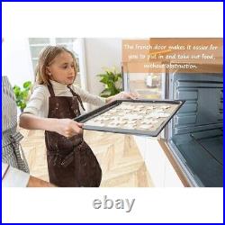 Large Toaster Oven Countertop, French Door Designed Simply Control & 60-minute