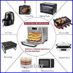 Luckyermore Air Fryer Oven 24 Quart Toaster Countertop Rotisserie Convection