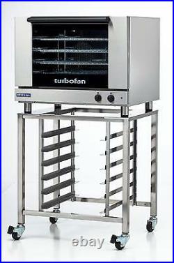 Moffat E28M4/SK2731U Electric Convection Oven Full Size 4 Pan with Mobile Stand