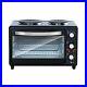 Multi function Countertop Oven Rotisserie Cooker with Dual Electric Burner