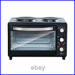 Multi function Countertop Oven Rotisserie Cooker with Dual Electric Burner