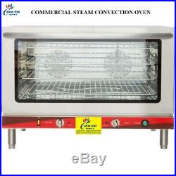 NEW Commercial Full Size Electric Steam Convection Counter Top Oven NSF FD-100