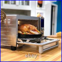 NUWAVE Bravo Air Fryer Toaster Smart Oven, 12-in-1 Countertop Convection, 30-QT