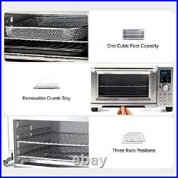 NUWAVE Bravo Air Fryer Toaster Smart Oven 12-in-1 Countertop Convection 30-QT