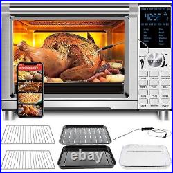 NUWAVE Bravo Air Fryer Toaster Smart Oven, 12-in-1 Countertop Convection, 30-Q