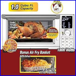 NUWAVE Bravo Air Fryer Toaster Smart Oven, 12-in-1 Countertop Convection, 30-Q
