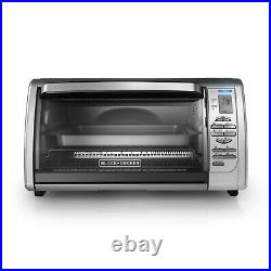 New BLACK+DECKER Countertop Convection Toaster Oven Stainless Steel