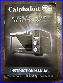 New Calphalon Performance Air Fry Convection Oven, Countertop Toaster Oven