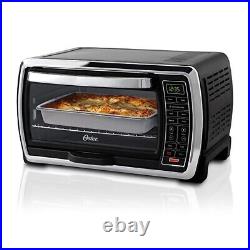 New Large Digital Countertop Convection Toaster Oven, Black & Stainless Steel