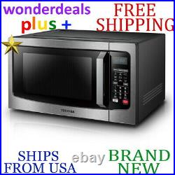 New TOSHIBA 1.5cu. Ft. CONVECTION MICROWAVE OVEN Black Stainless Steel 1000W