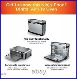NinjaFoodi Digital Air Fry Oven Countertop 1800 Watts 8-in-1 Oven Model SP101