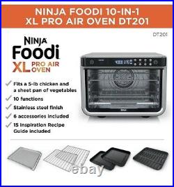Ninja DT201 Foodi 10-in-1 XL Pro Air Fry Digital Countertop Convection Oven NEW