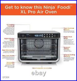 Ninja DT201 Foodi 10-in-1 XL Pro Air Fry Digital Countertop Convection Toaster O