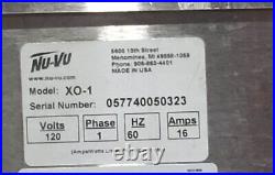Nu-vu Xo-1 Half-size Commercial Countertop Convection Oven 120v