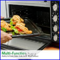NutriChef Multi-Function Convection Oven Counter Top Rotisserie Toaster Oven