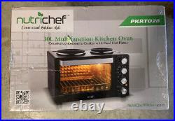 NutriChef PKRTO28 Counter Top Rotisserie Multi-Function Convection Oven