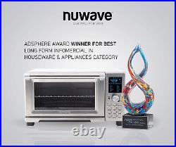 Nuwave Bravo Air Fryer Toaster Smart Oven, 12-In-1 Countertop Convection, 30-QT