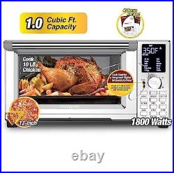 Nuwave Bravo Air Fryer Toaster Smart Oven 12-in-1 Countertop Convection 30-QT
