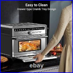 OIMIS Smart Toaster Oven, 26.5QT Large Countertop Oven, Stainless Steel Air Fryer/