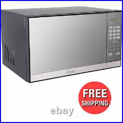 Oster 1.3 Cu. Ft. Stainless Steel with Mirror Finish Microwave Oven with Grill