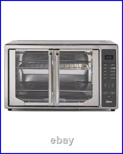 Oster Air Fryer Oven, 10-in-1 Countertop Toaster Oven, XL Fits 2 16 French Door