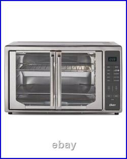 Oster Digital Air Fry Oven With French Doors Silver
