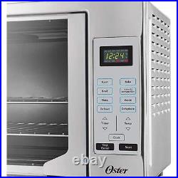Oster Digital Countertop Oven 1525W Touchpad Control Silver Finish (4503-cu-in)