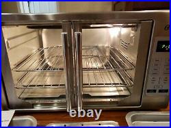 Oster Digital French Door Countertop Oven Turbo Convection Oven EUC TESTED