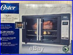 Oster Digital Oven French Door Black Convection Heat Countertop Large