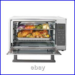 Oster Extra-Large Digital Air Fryer Oven, Convection Toaster, 7 in 1, Stainless