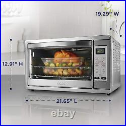 Oster Extra Large Digital Countertop Convection Oven, Stainless Steel TSSTTVDGX