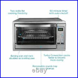 Oster Extra Large Digital Countertop Convection Oven, Stainless Steel TSSTTV