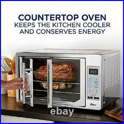 Oster French Convection Countertop Toaster Oven Single Door Pull Digital Control