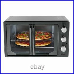 Oster French Door Turbo Convection Toaster Oven, Metallic Charcoal (For Parts)