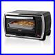 Oster Large Digital Countertop Convection Toaster Oven, 6 Slice, Black/Polished