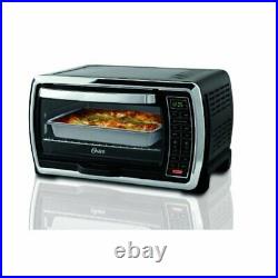 Oster Large Digital Countertop Convection Toaster Oven, Black And Stainless Stee